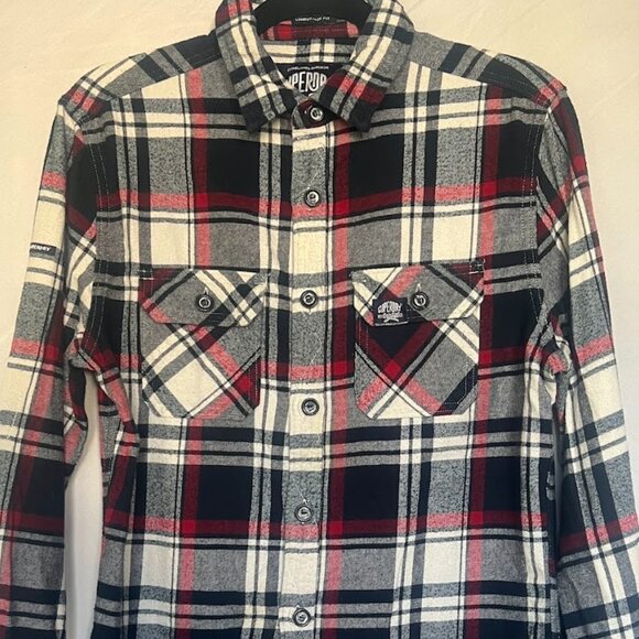 Superdry Lumberjack Shirt Size L - Picture 1 of 8
